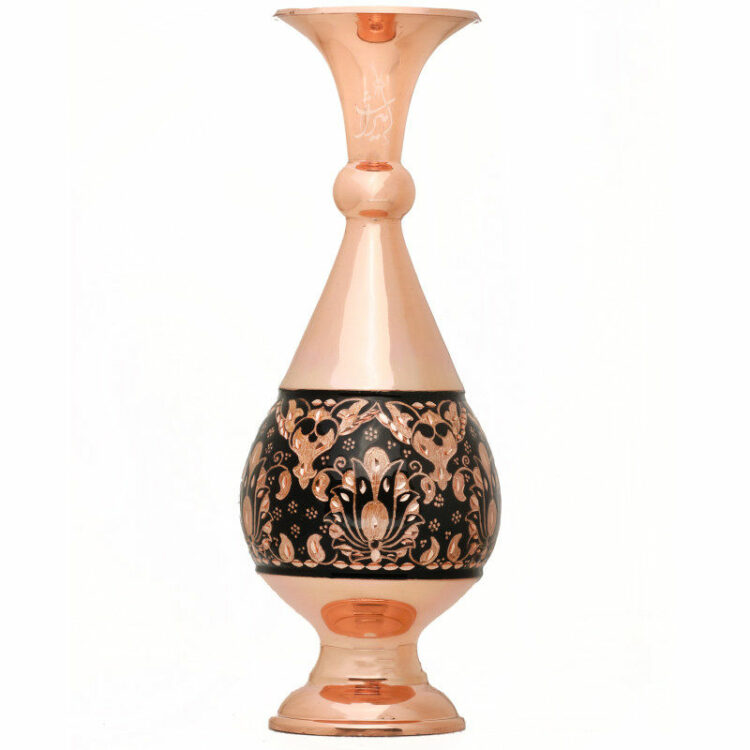 Heritage Engraved Copper Vase Model Code 011H view 2