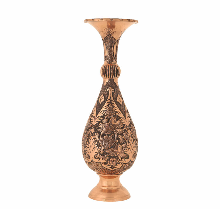 Heroic Engraved Vase with Flower and Bird Design Code 912 view 6