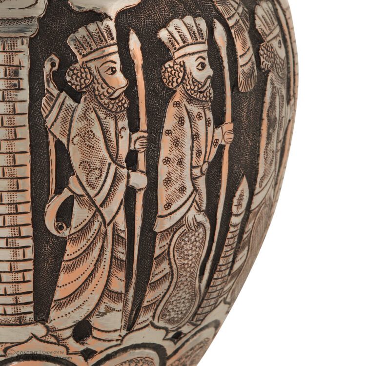 Heroic Engraved Vase with Persepolis Design Code 908 view 4