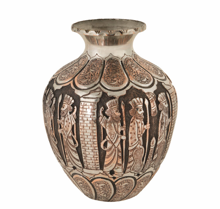 Heroic Engraved Vase with Persepolis Design Code 908 view 5