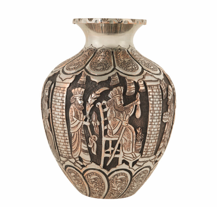 Heroic Engraved Vase with Persepolis Design Code 908 view 6