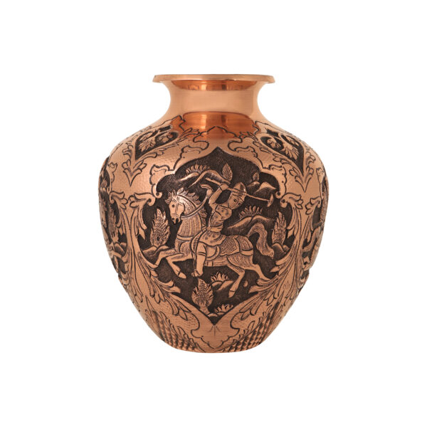 Heroic Engraved Vase with Polo Design Code 910 view 1