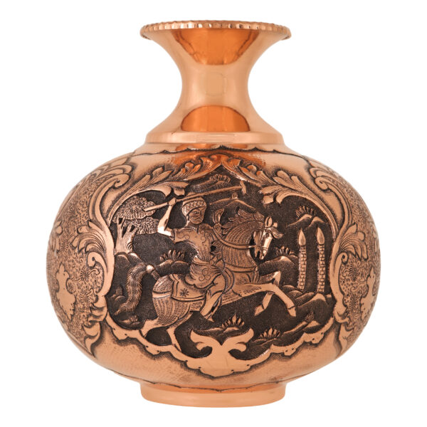 Heroic Engraved Vase with Pomegranate Polo Design Code 902 view 1