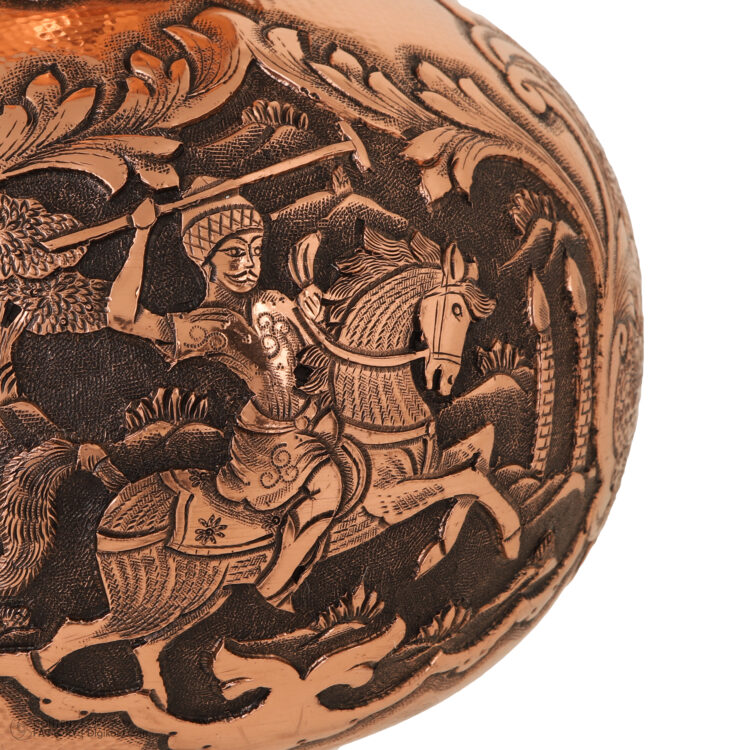 Heroic Engraved Vase with Pomegranate Polo Design Code 902 view 4