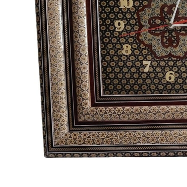 Inlaid Clock Model Chahargosh Code 168 view 3