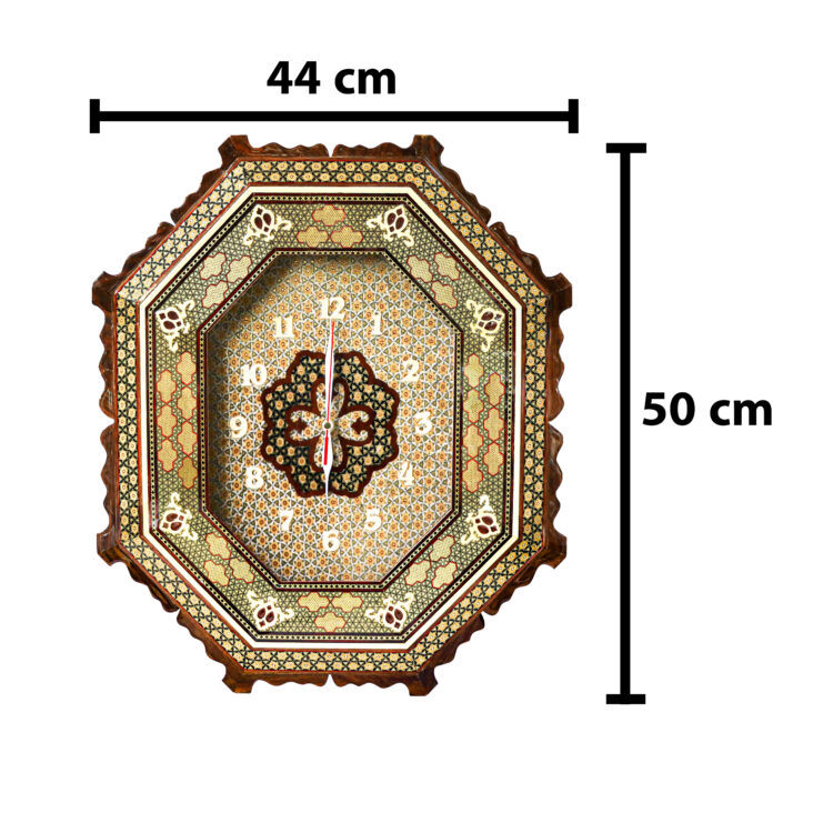 Inlaid Clock Model Drawn Octagon High Quality Code DrawnOctagon50p44 view 7