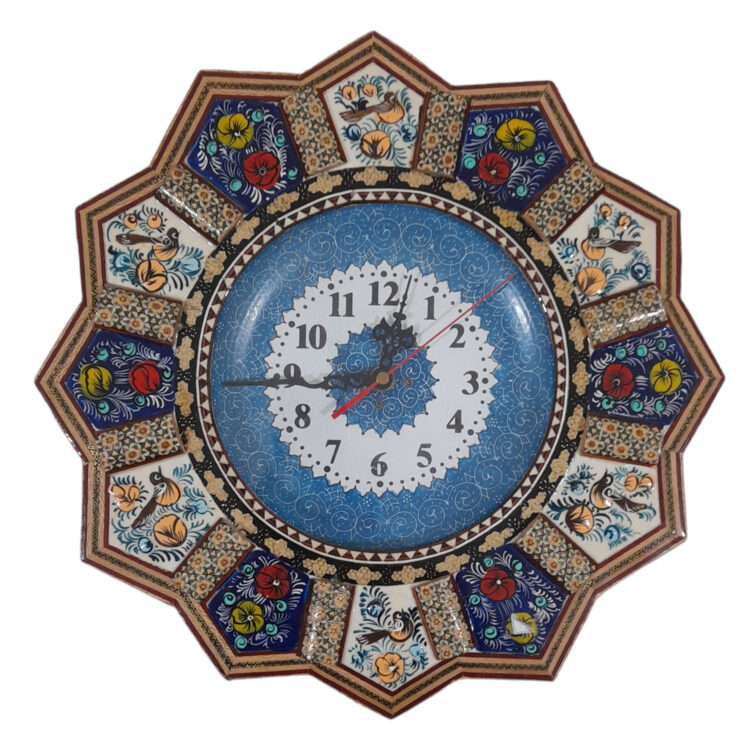 Inlaid Clock Model Khorshidi Gol Morgh Code 3 view 1