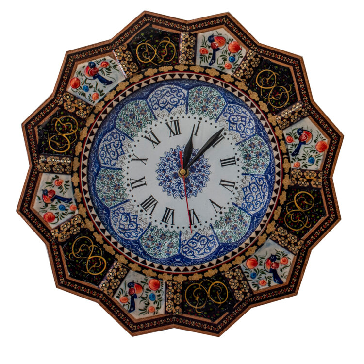 Inlaid Clock Model Khorshidi view 1