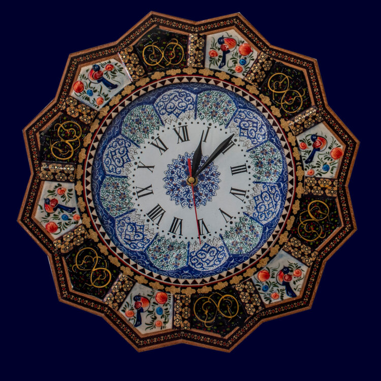 Inlaid Clock Model Khorshidi view 2