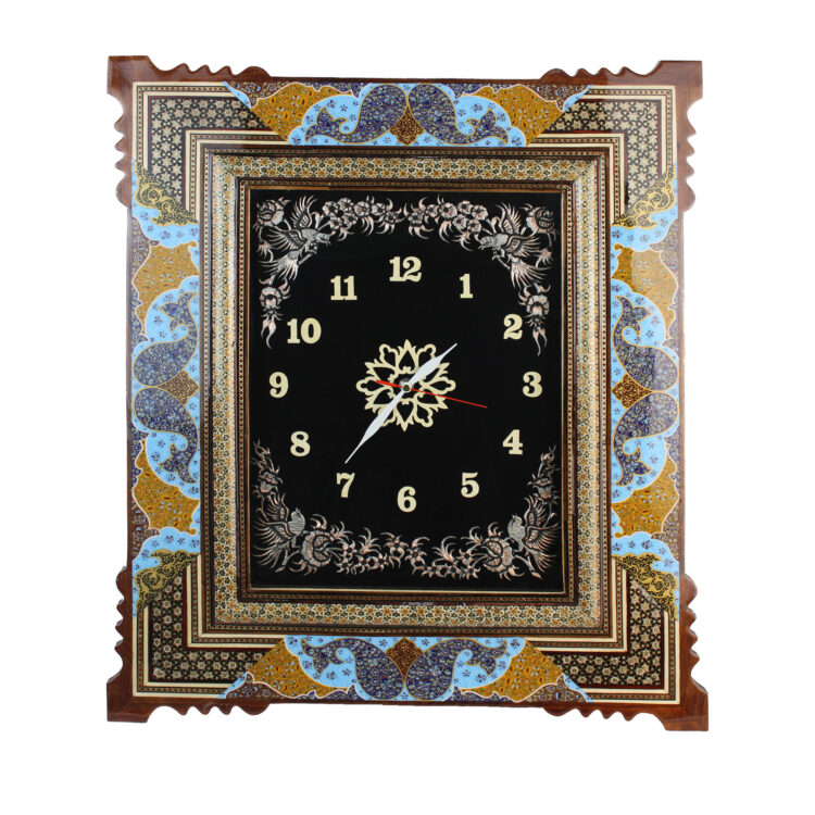 Inlaid Clock with Islamic Pattern Code S60 view 1