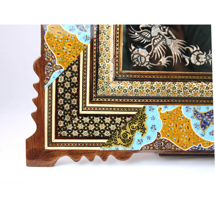 Inlaid Clock with Islamic Pattern Code S60 view 3