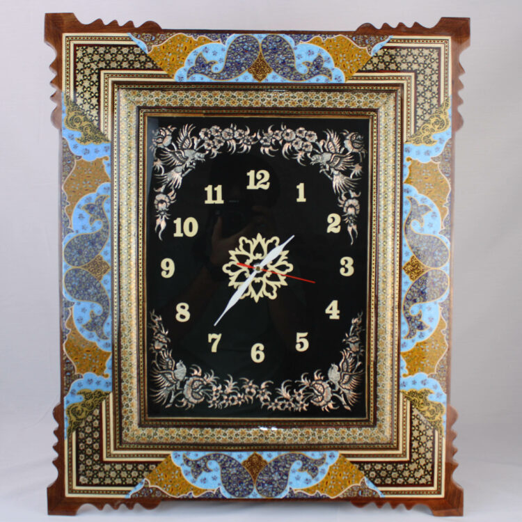 Inlaid Clock with Islamic Pattern Code S60 view 7