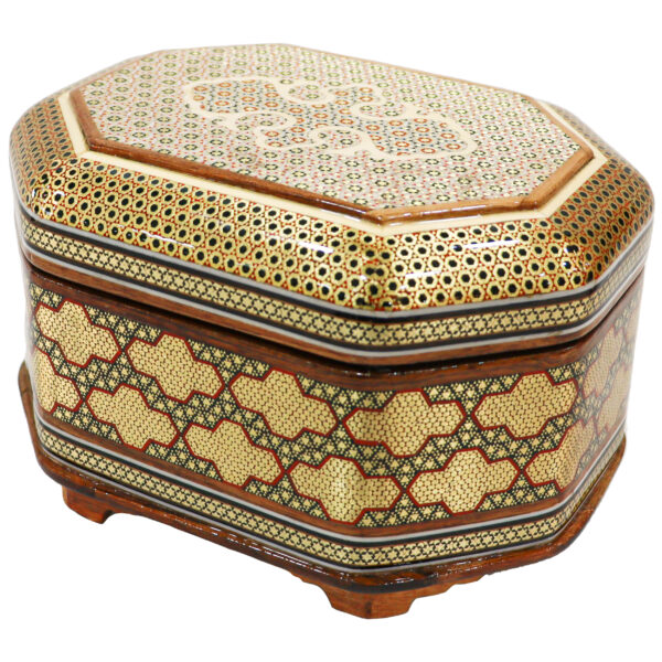 Inlaid Jewelry Box Model Hexagonal Code HQ2a201510 view 1