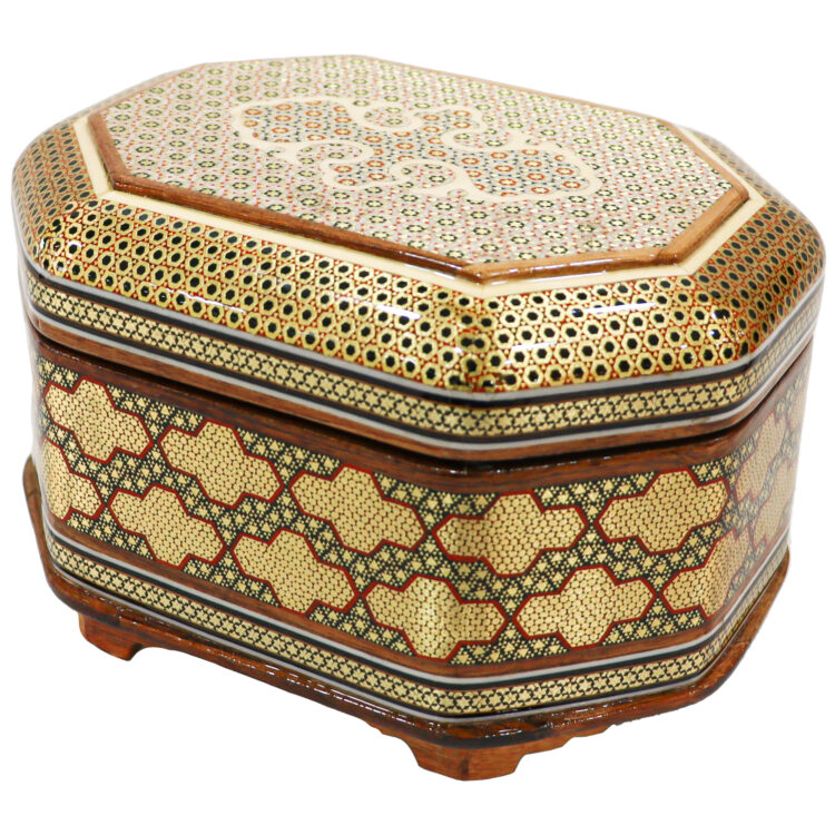 Inlaid Jewelry Box Model Hexagonal Code HQ2a201510 view 1