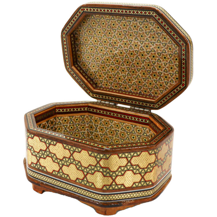 Inlaid Jewelry Box Model Hexagonal Code HQ2a201510 view 3