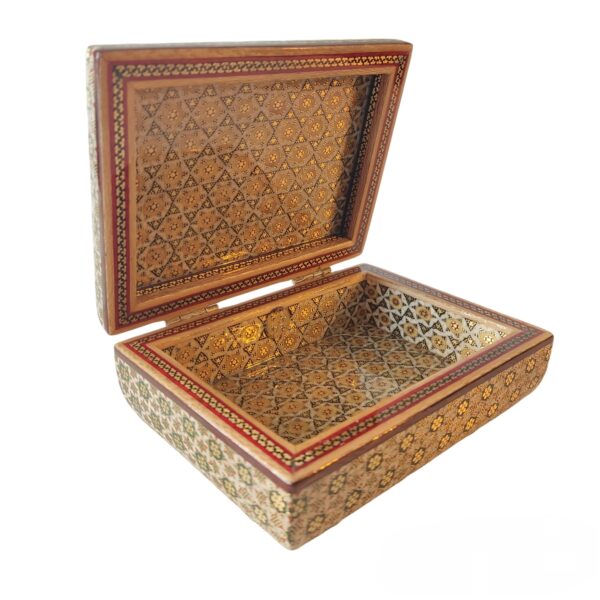 Inlaid Jewelry Box with Tazhib Design Code 06 view 2