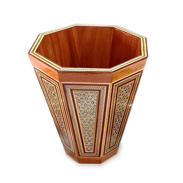 Inlaid Tissue Box and Trash Can Set Code S122 view 5