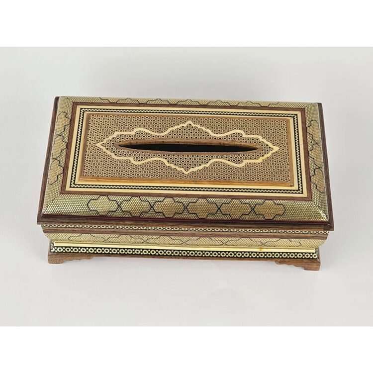 Inlaid Tissue Box Model A'la view 8