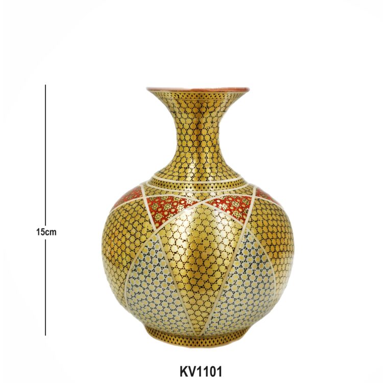 Inlaid Vase Aghajani Code KV1101 view 3