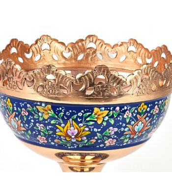 Islamic Design Copper Nut Dish Code a13 view 2