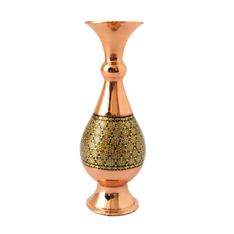 Khatam Kari Copper Vase Model JK02 Set of Two view 5