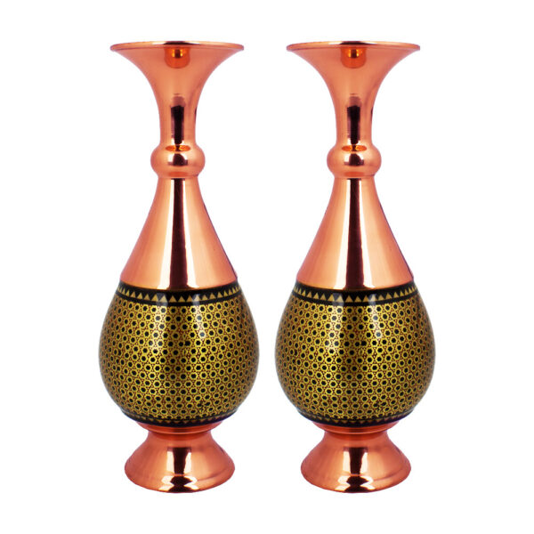 Khatam Kari Vase Code 2001 Set of 2 view 1