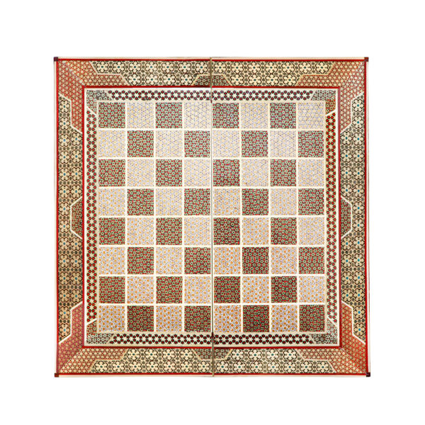 Khatamkari Chessboard Artistic Masterpiece Code HQ50-rt view 1