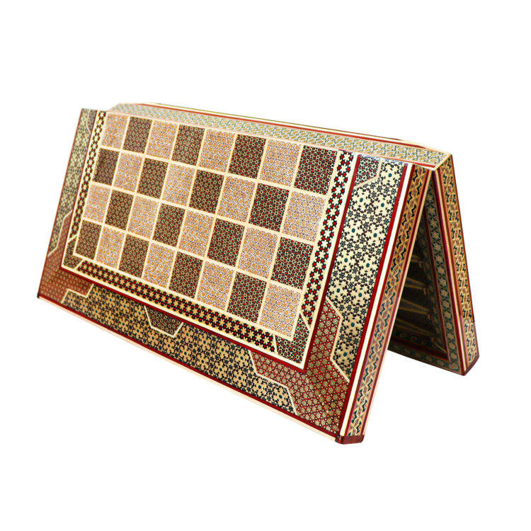 Khatamkari Chessboard Artistic Masterpiece Code HQ50-rt view 5