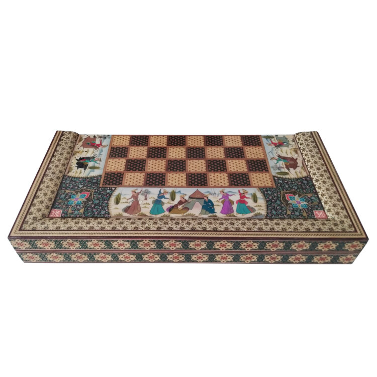 Khatamkari Chessboard Miniature Model Code LS-5050 view 1