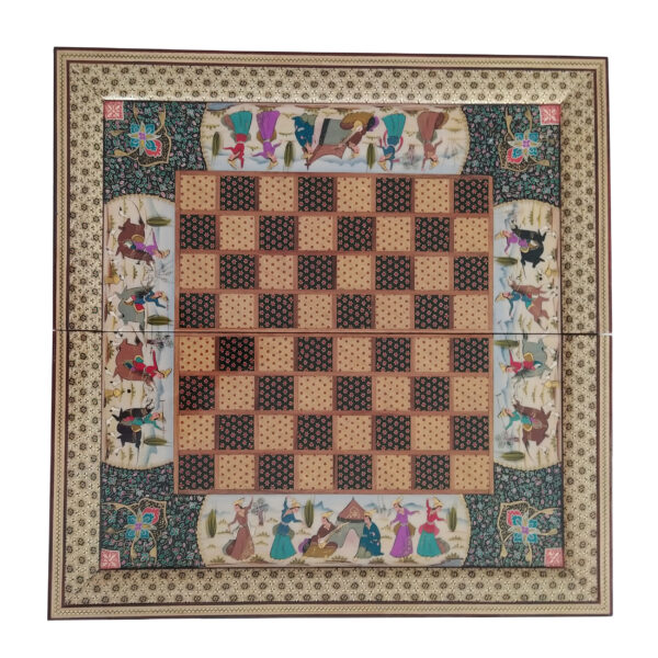 Khatamkari Chessboard Miniature Model Code LS-5050 view 2