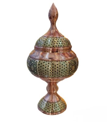 Khatamkari Copper Chocolate Bowl Code 02 view 1