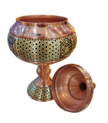 Khatamkari Copper Chocolate Bowl Code 02 view 2