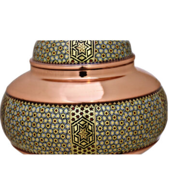 Khatamkari Copper Chocolate Bowl Code 25 view 2