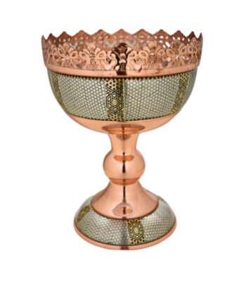Khatamkari Copper Nut Bowl Code 25 view 1