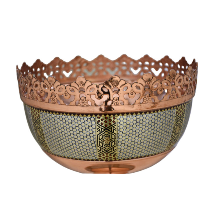 Khatamkari Copper Nut Bowl Code 25 view 5