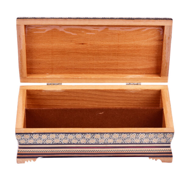 Khatamkari Tissue Box and Knife and Fork Box Set Model Zaberjad Code 1140 view 2