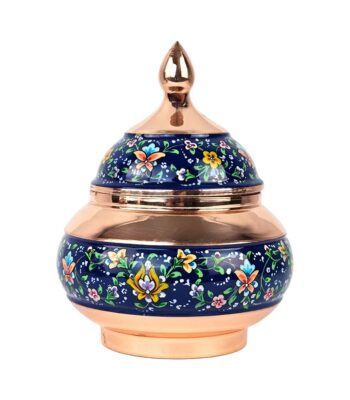 Pardaz Copper Sugar Bowl Code GHkk2 view 1