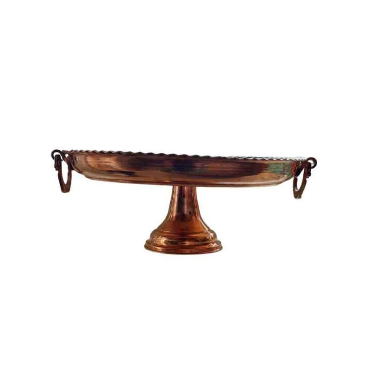 Pedestal Copper Confectionery Dish Code 02 view 1