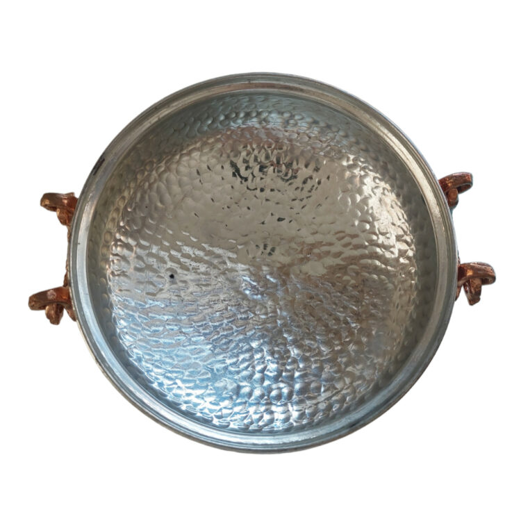 Pedestal Copper Nut Dish Code 02 view 4