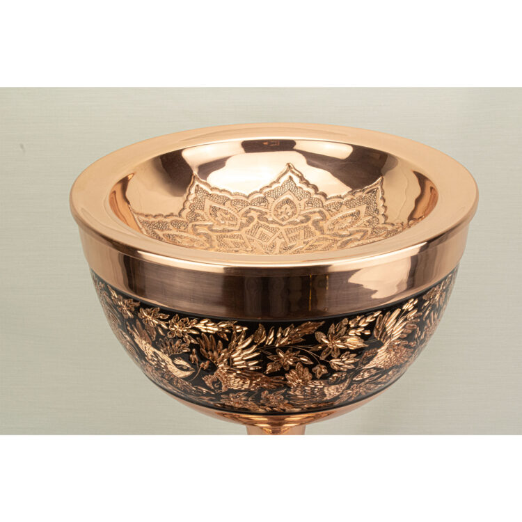 Sangab Diamond Cut Copper Nut Dish view 4