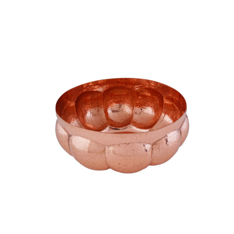 Seljuk Design Copper Fruit Bowl Code 923 view 3