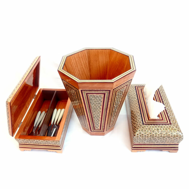 Set of 3 Inlaid Items Code 123 view 8