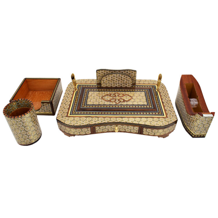 Superior Khatamkari Desk Set view 1