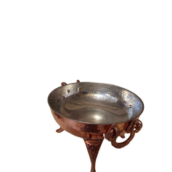 Three-Legged Copper Fruit Bowl Model Code 02 view 2