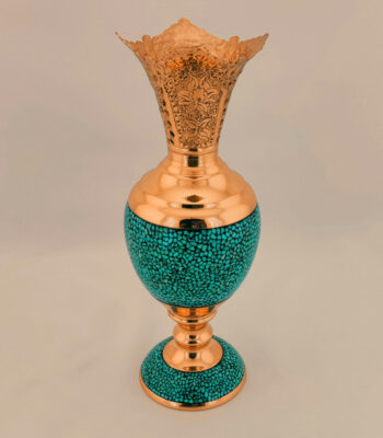 Turquoise Inlaying (FiroozehKoobi) Senboldan Model HF142 Set of 2 view 2